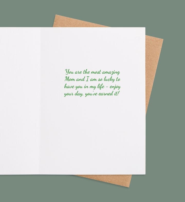 Mom Blooming Joy inside view