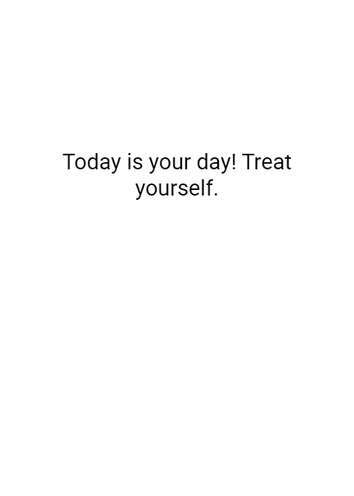 Preview of inside card message