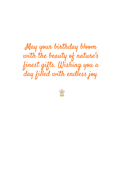 Preview of inside card message